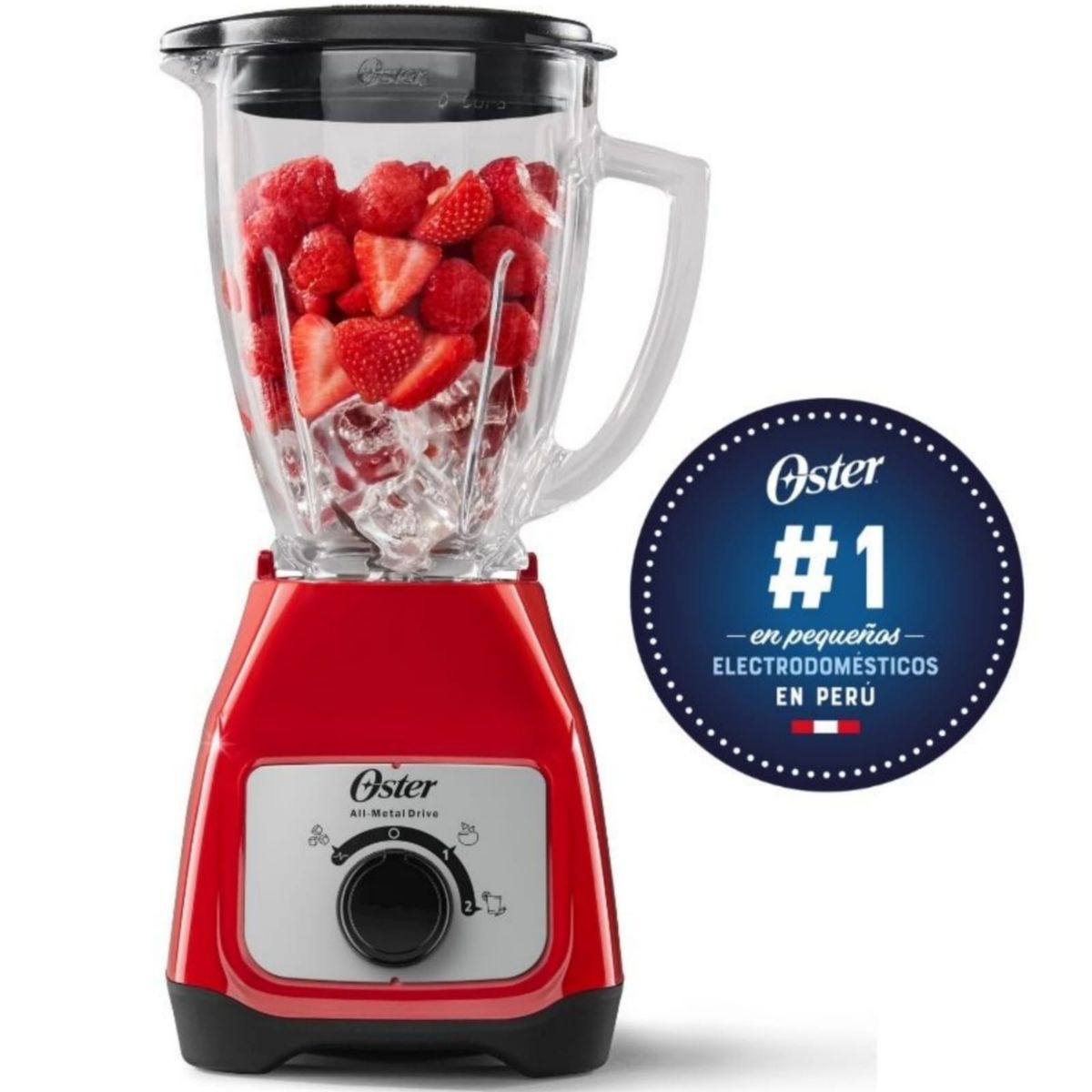 OSTER - Licuadora Oster Roja 550W BLSTKAG-RRD