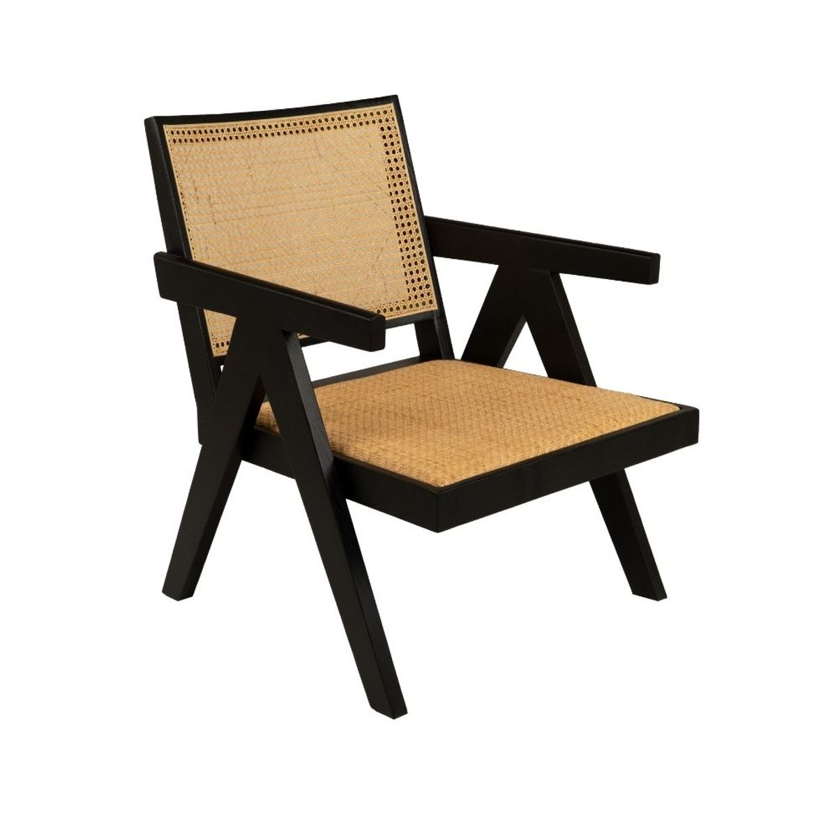 NIHM - Butaca de Rattan Sandama Negro