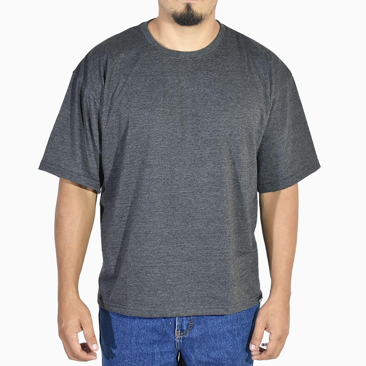 YONISTERS CLOTHING - Polo Oversize Plomo Oscuro Yonisters Clothing Moda Urbana