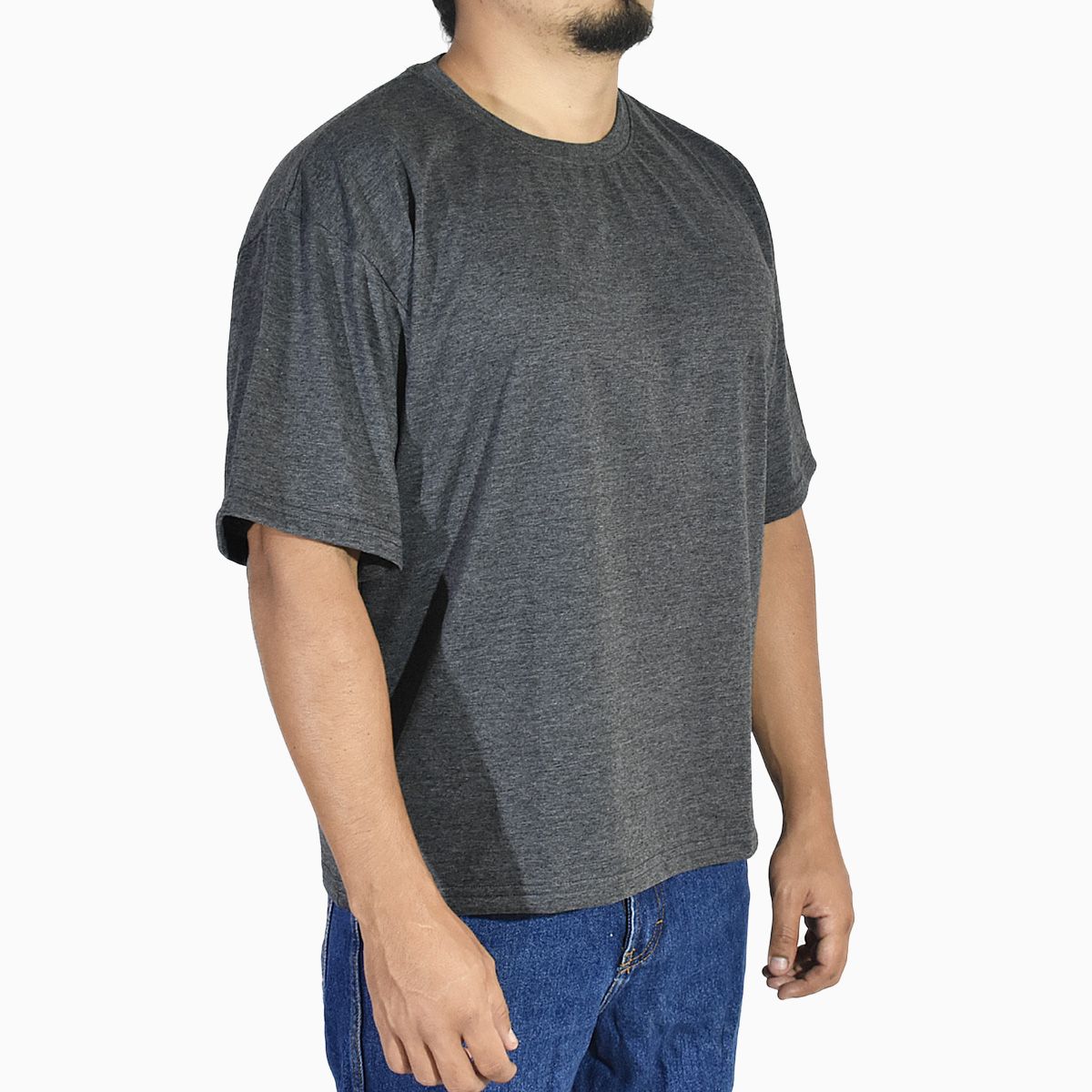 YONISTERS CLOTHING - Polo Oversize Plomo Oscuro Yonisters Clothing Moda Urbana