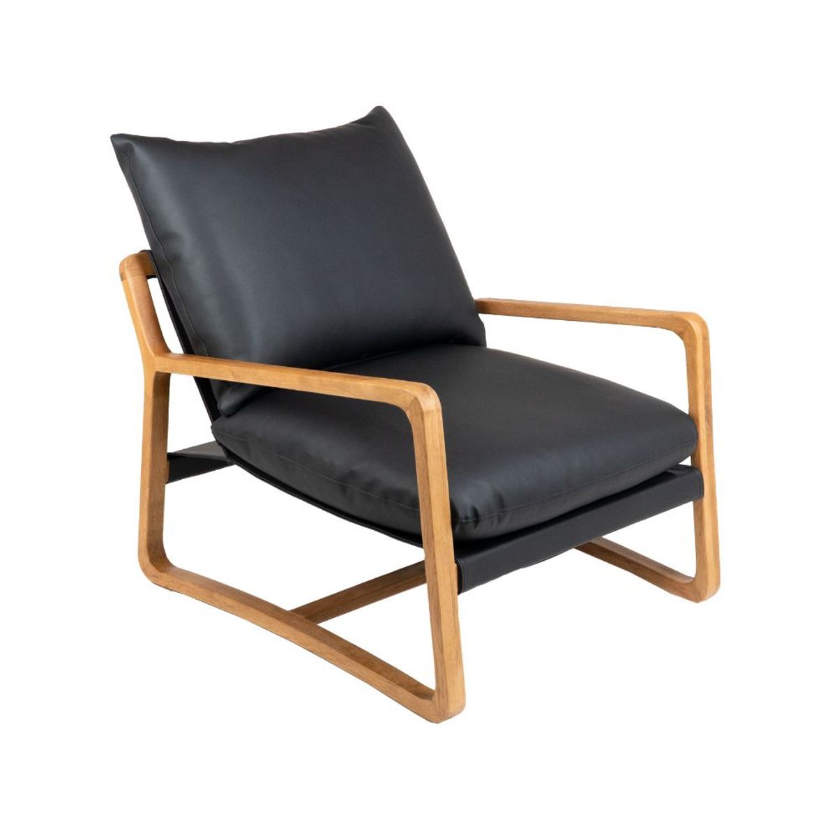 NIHM - Butaca de Tela y Madera Andes Negro