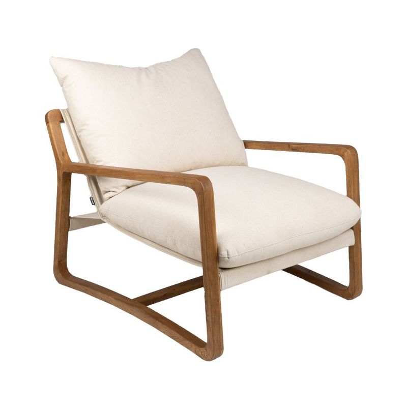 NIHM - Butaca de Tela y Madera Andes Walnut