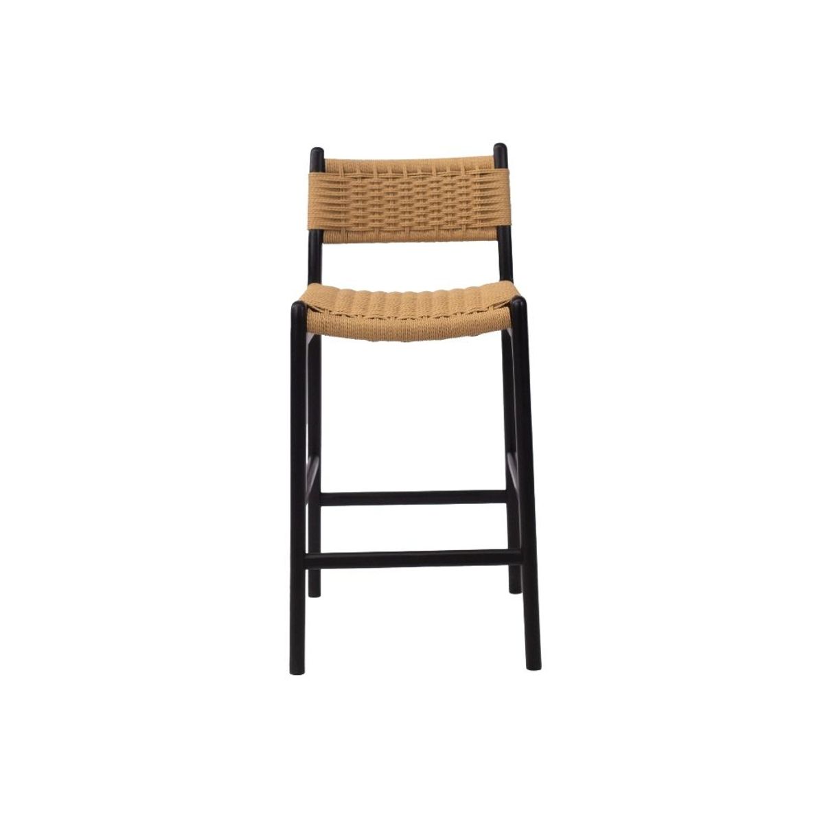 NIHM - Silla Bar de Ratán Anima Negro