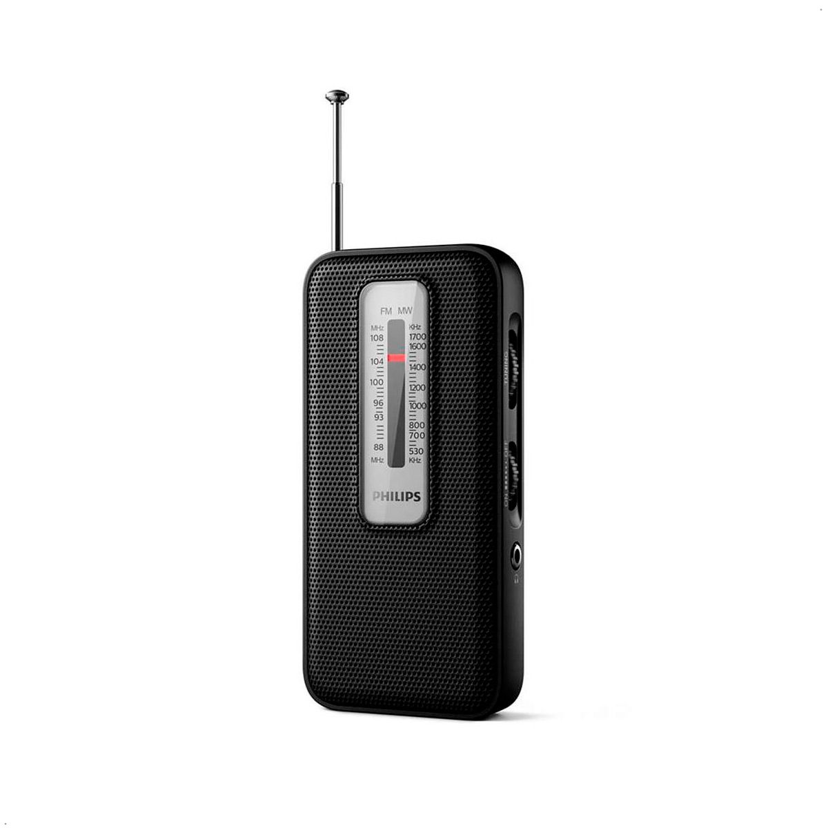 PHILIPS - Radio de Bolsillo Pequeño Philips 2 Bandas FM/MW