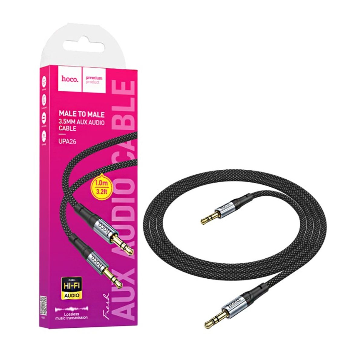 HOCO - Cable Audio Auxiliar 1M Jack 35mm HOCO UPA26