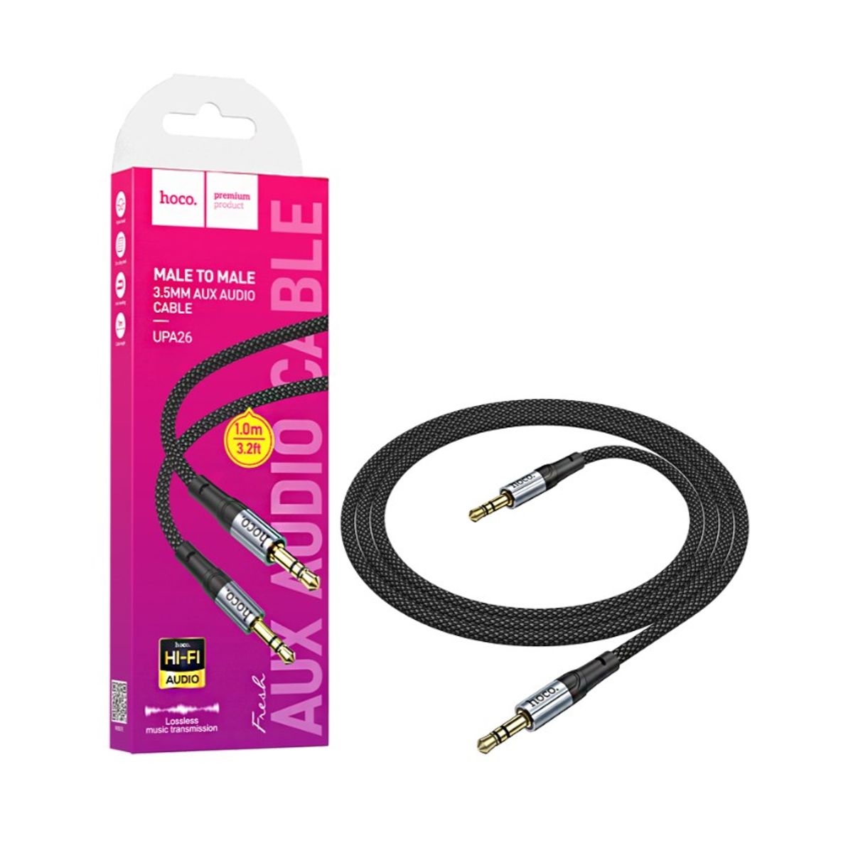 HOCO - Cable Audio Auxiliar 1M Jack 35mm HOCO UPA26