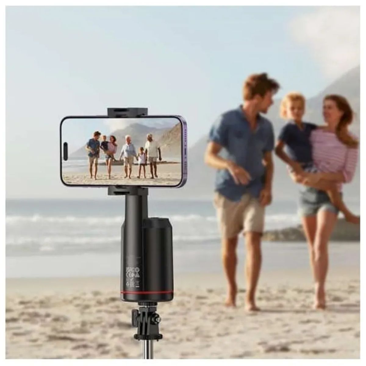 HOCO - Tripode HOCO con Seguimiento Facial Inteligente Control Remoto Bluetooth para Creadores Live Streaming