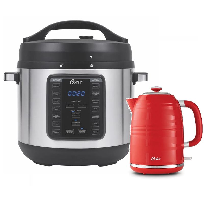OSTER - Olla Arrocera a presion 7L  hervidor electrico 1,7Litros