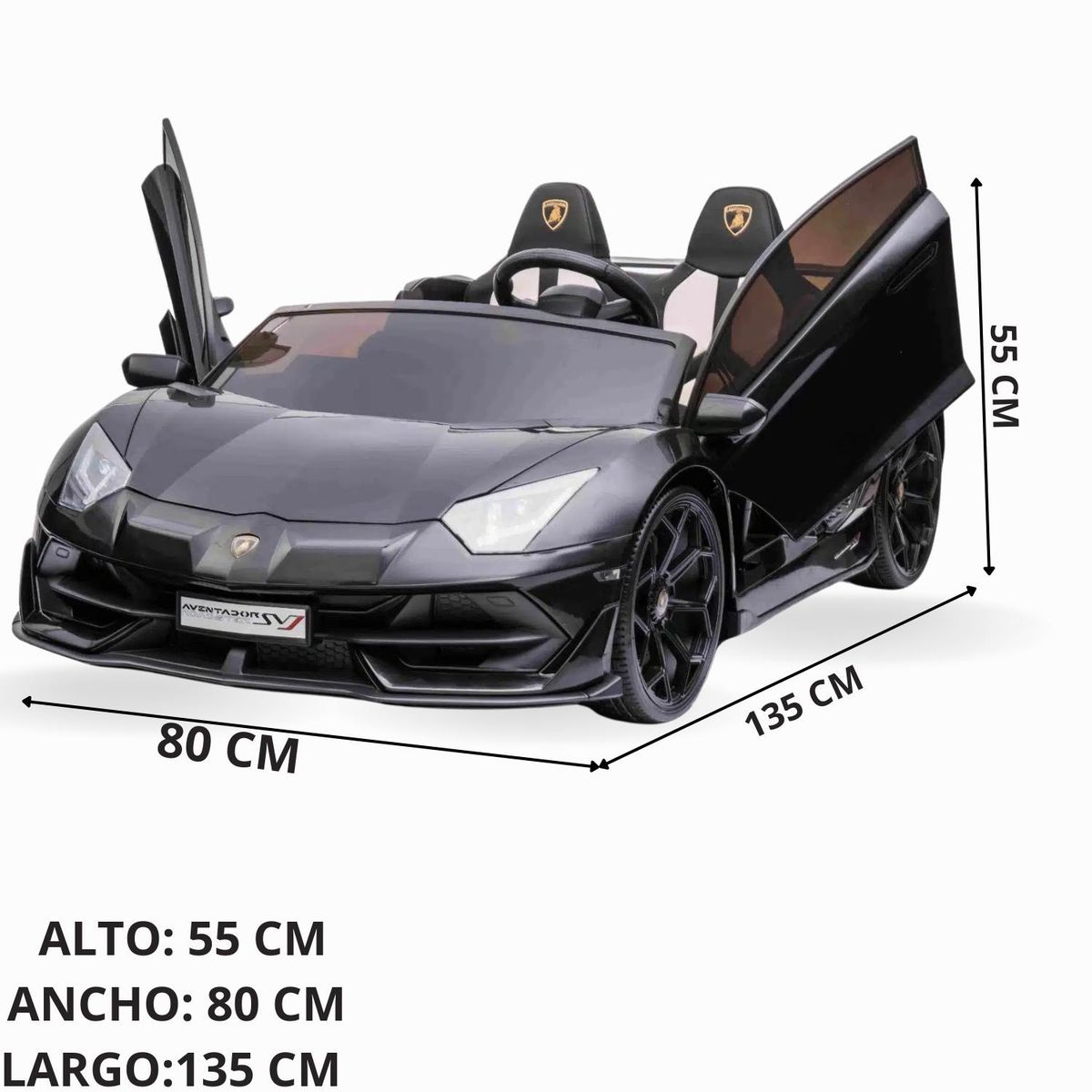 LAMBORGHINI - auto a batería Lamborghini Aventador de 24 voltios