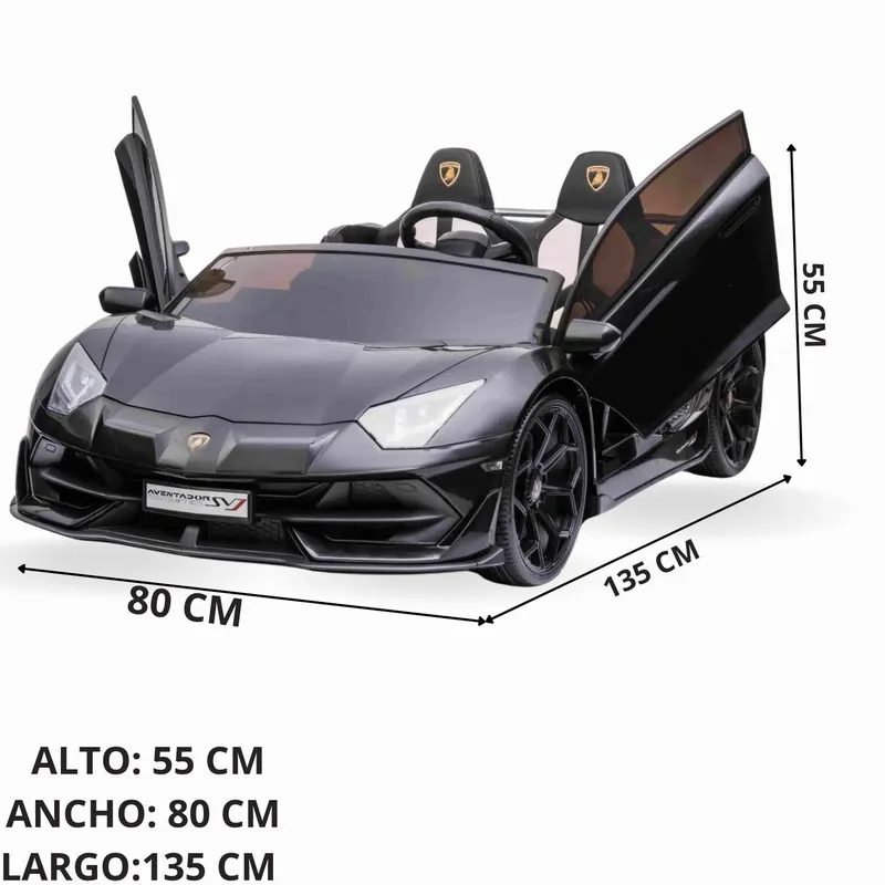 LAMBORGHINI - auto a batería Lamborghini Aventador de 24 voltios