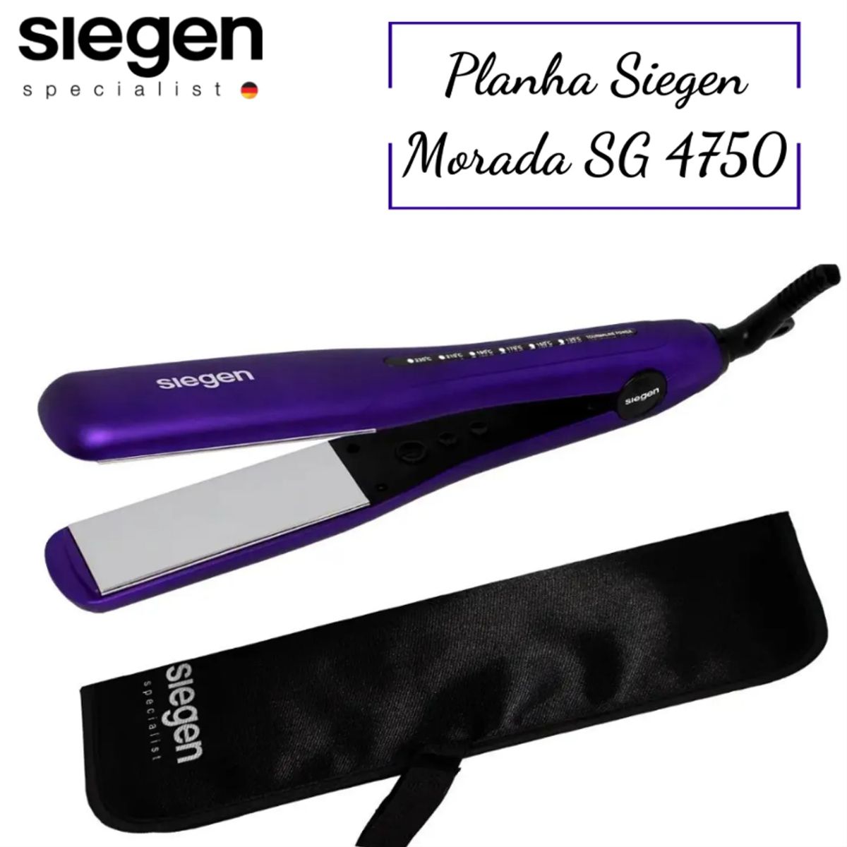 SIEGEN - Plancha Alisadora Siegen SG-4750