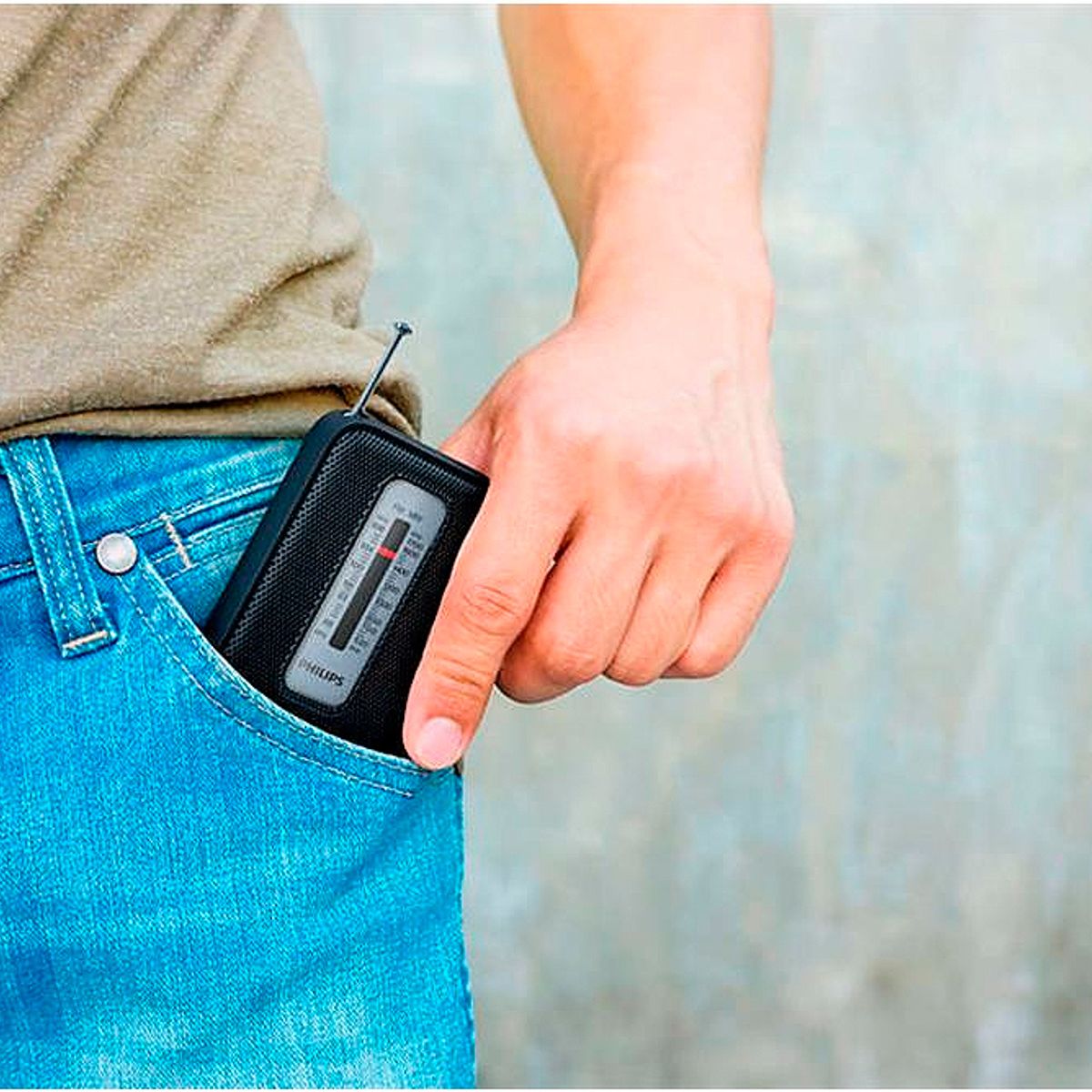 PHILIPS - Radio Portatil De Bolsillo  Philips Am/fm a Pilas