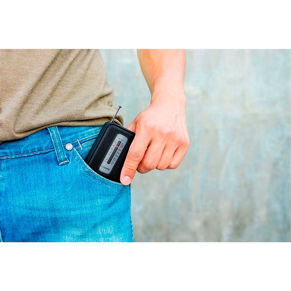 PHILIPS - Radio Portatil De Bolsillo  Philips Am/fm a Pilas