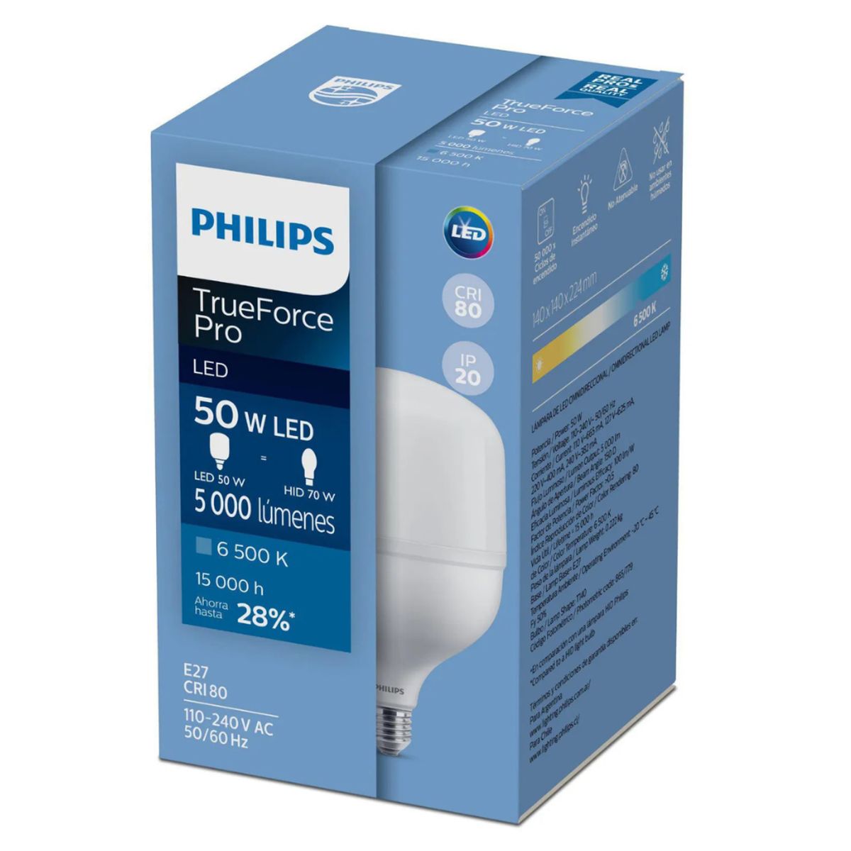 PHILIPS - Foco LED TForce 50W 6500K 5000 lm Philips