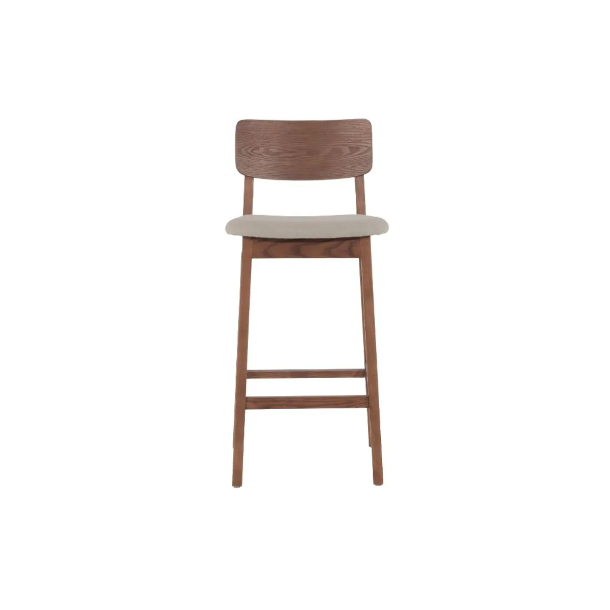 NIHM - Silla Bar de Madera Mel Cream