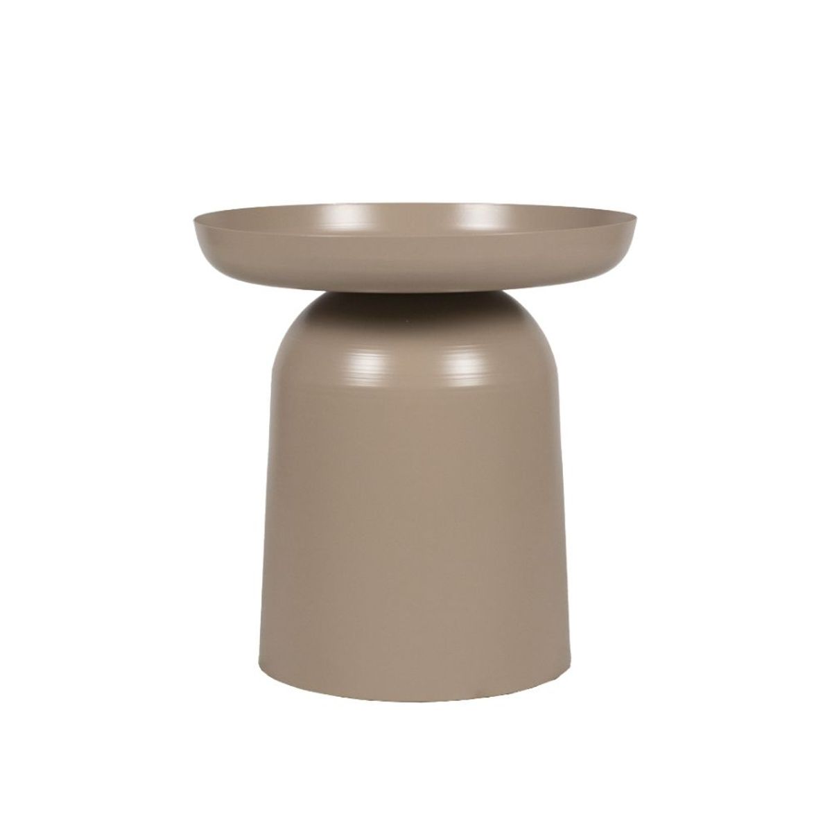 NIHM - Mesa Auxiliar de Metal Rue Beige