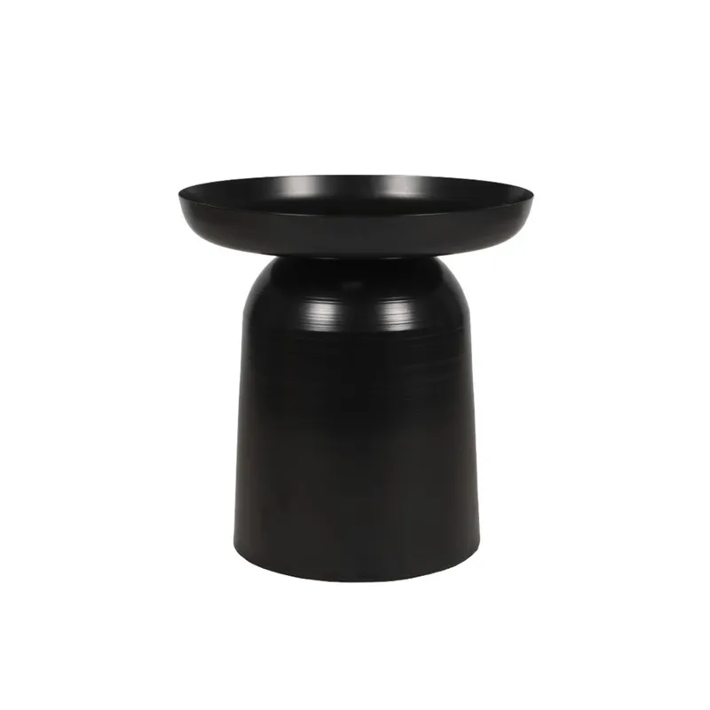 NIHM - Mesa Auxiliar de Metal Rue Negro