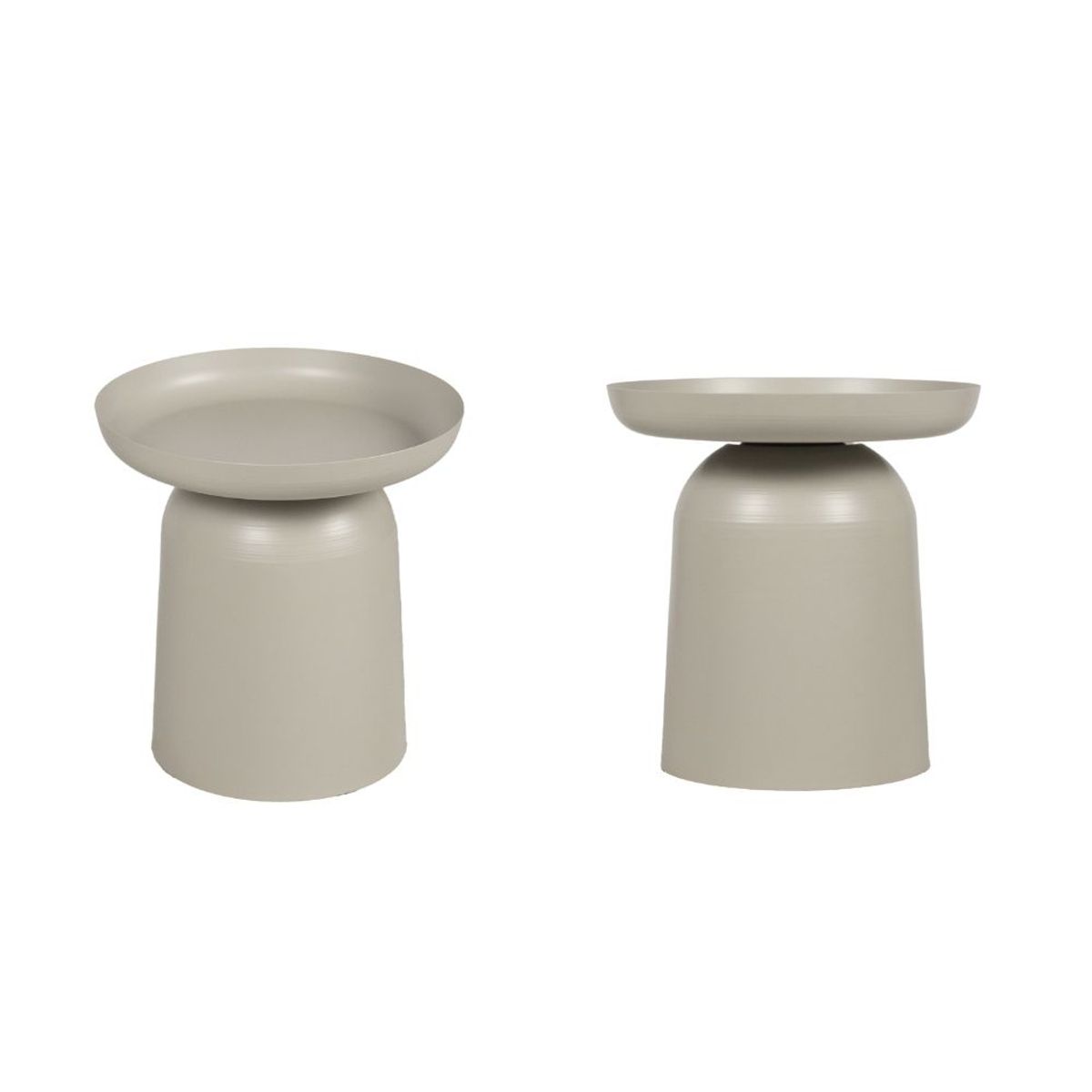 NIHM - Mesa Auxiliar de Metal Rue Blanco