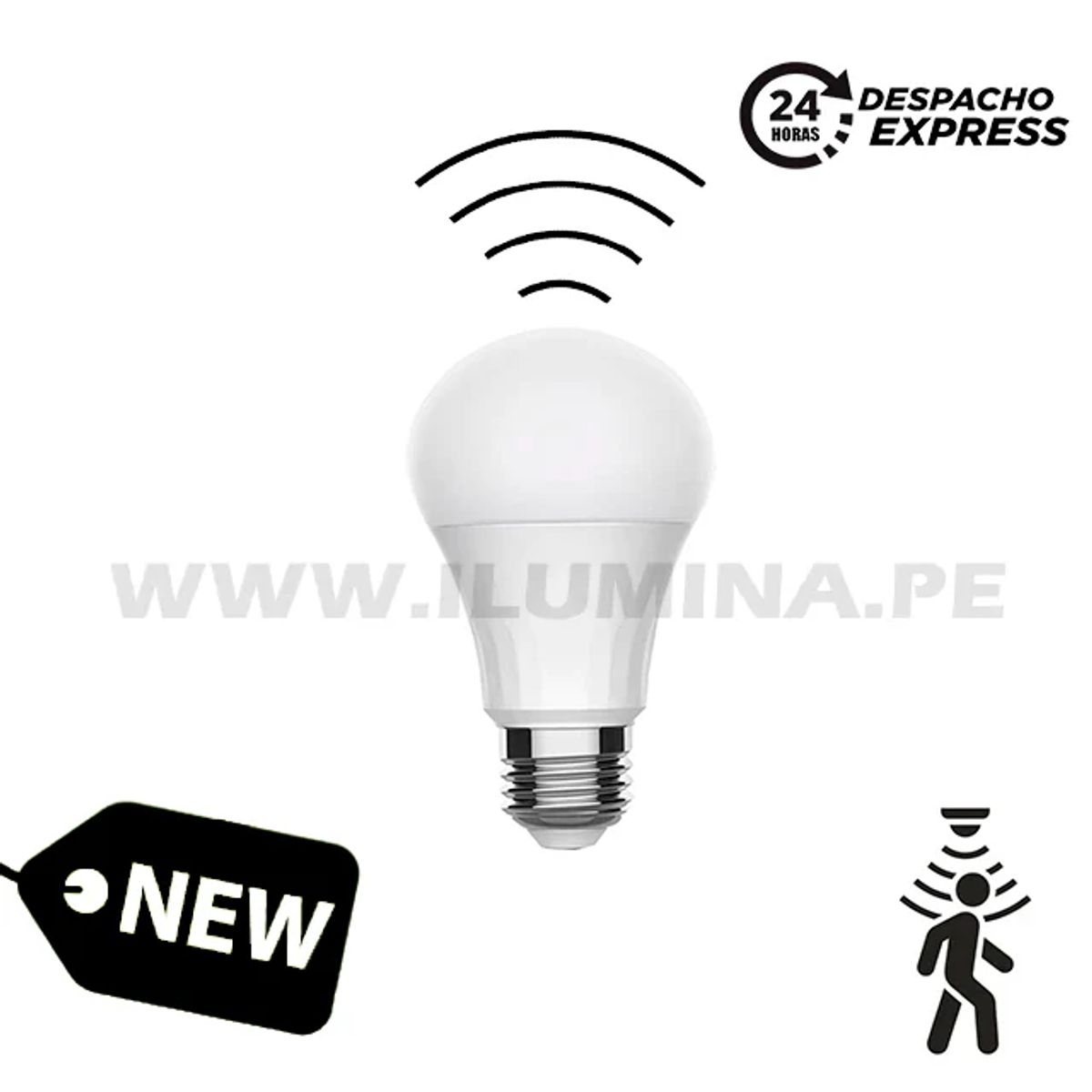 GENERICO - FOCO LUZPE 22W CON SENSOR