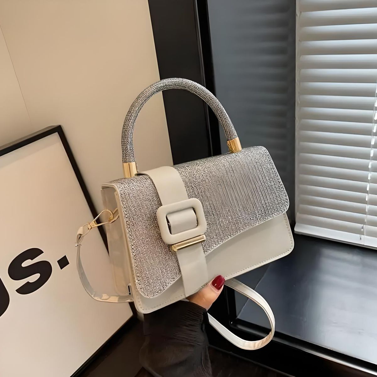 GENERICO - Bolso de hombro único moderno y único para vestir a la moda