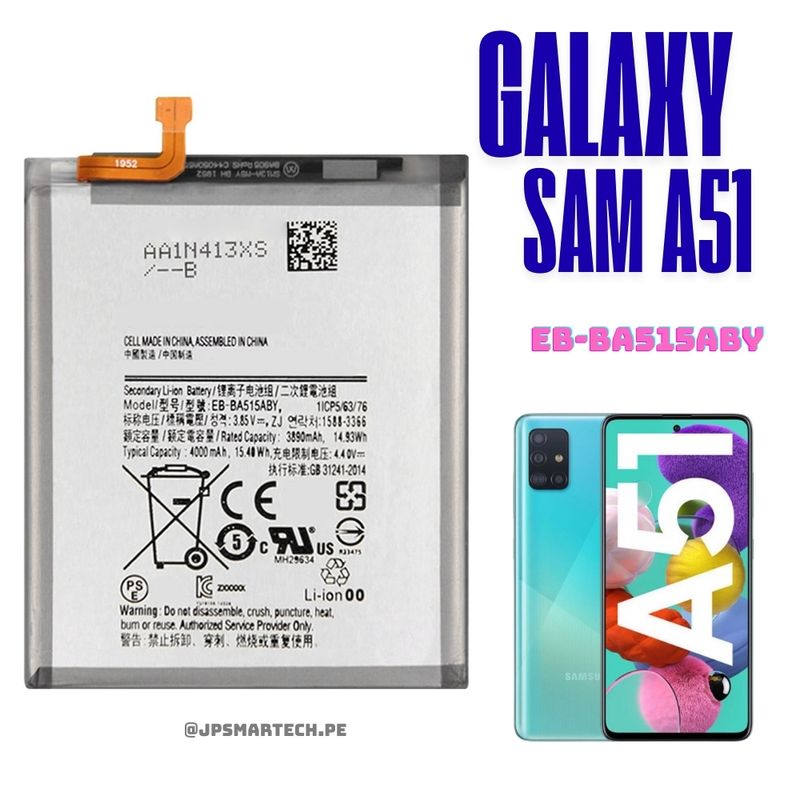 OEM - BATERIA SAMSUNG A51 TORIGINAL-SM NUEVO