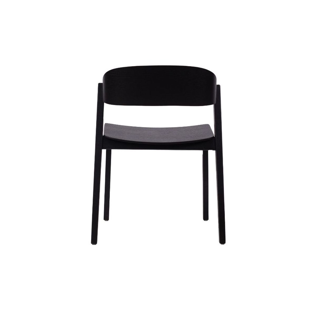 NIHM - Silla Comedor de Madera Vigo Negro