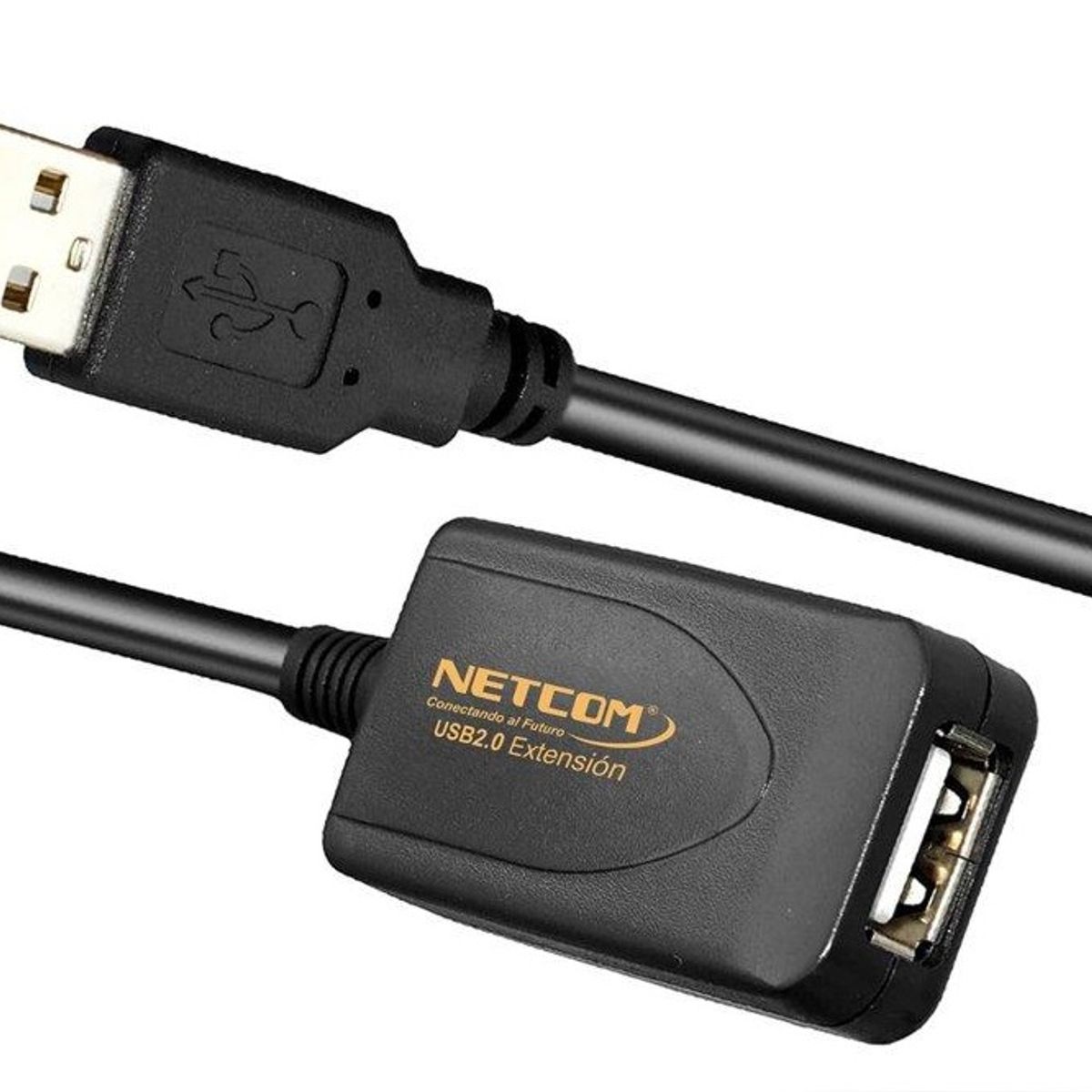 NETCOM - Cable Extensión USB 2.0 Activo Netcom de 15 Metros