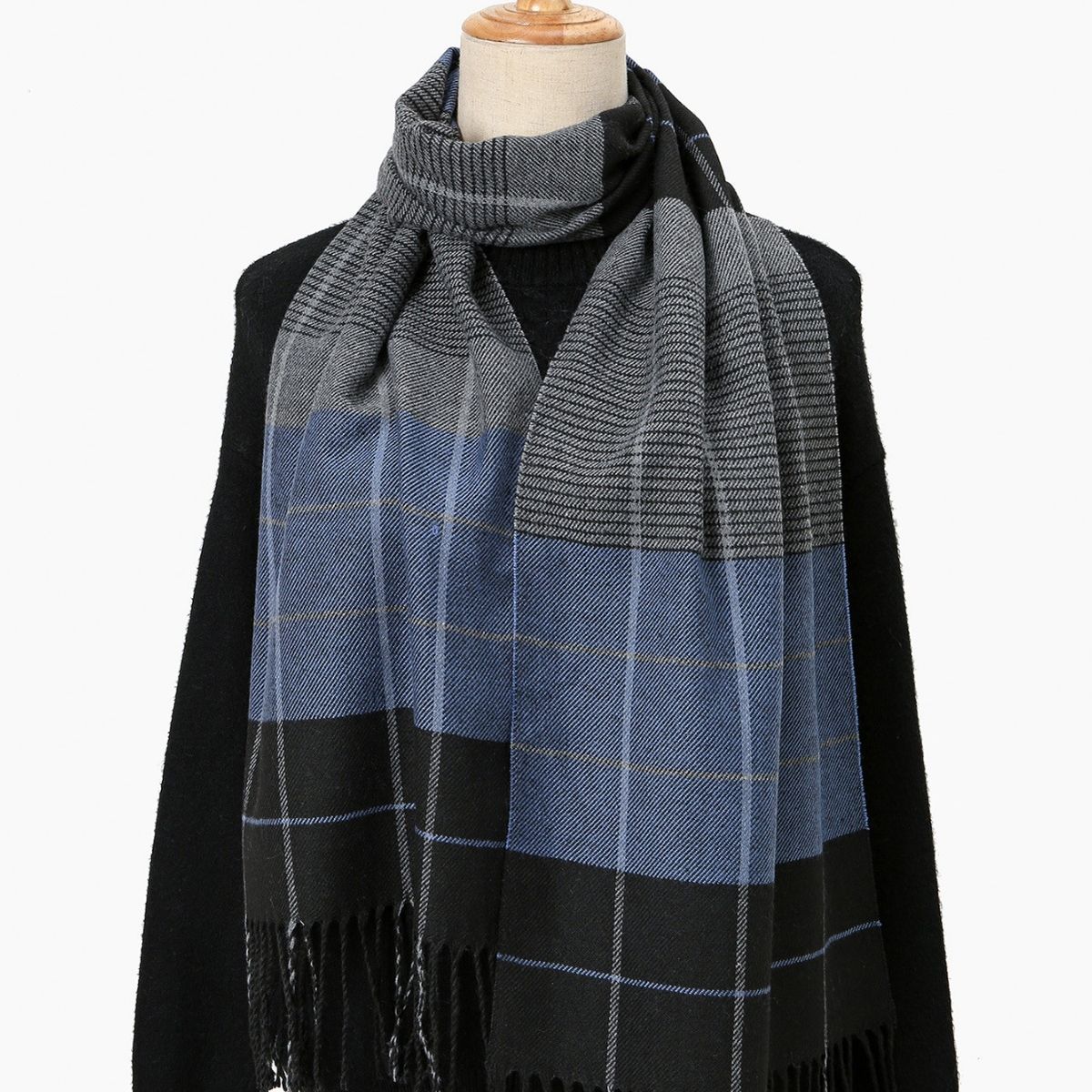 KAST PE - Bufanda Arwen Unisex chalina a Cuadros hombre mujer