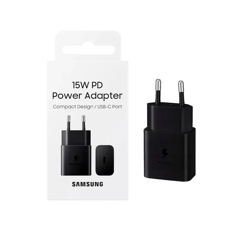 SAMSUNG - Adaptador Samsung 15w Pd Usb-C Negro