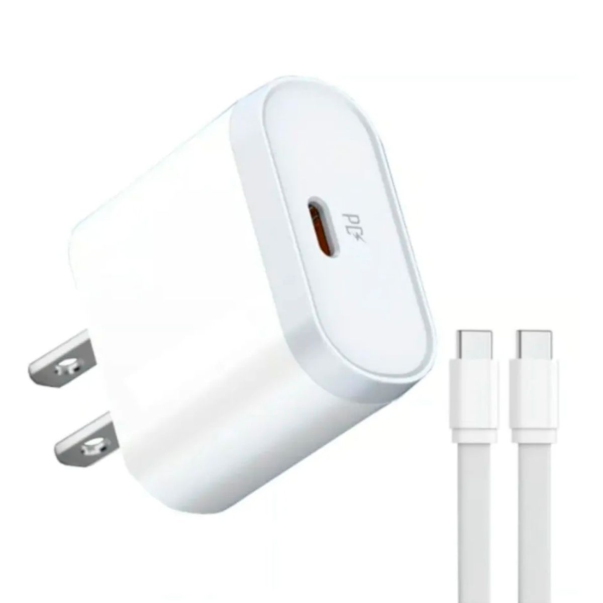 LDNIO - Cargador 20W Carga Rápida Ldnio Q111 Cable 1M Tipo-C a C Blanco