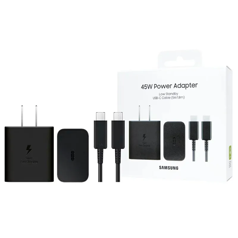 SAMSUNG - Cargador Samsung 45W EP-T4511 Cable 180cm Original