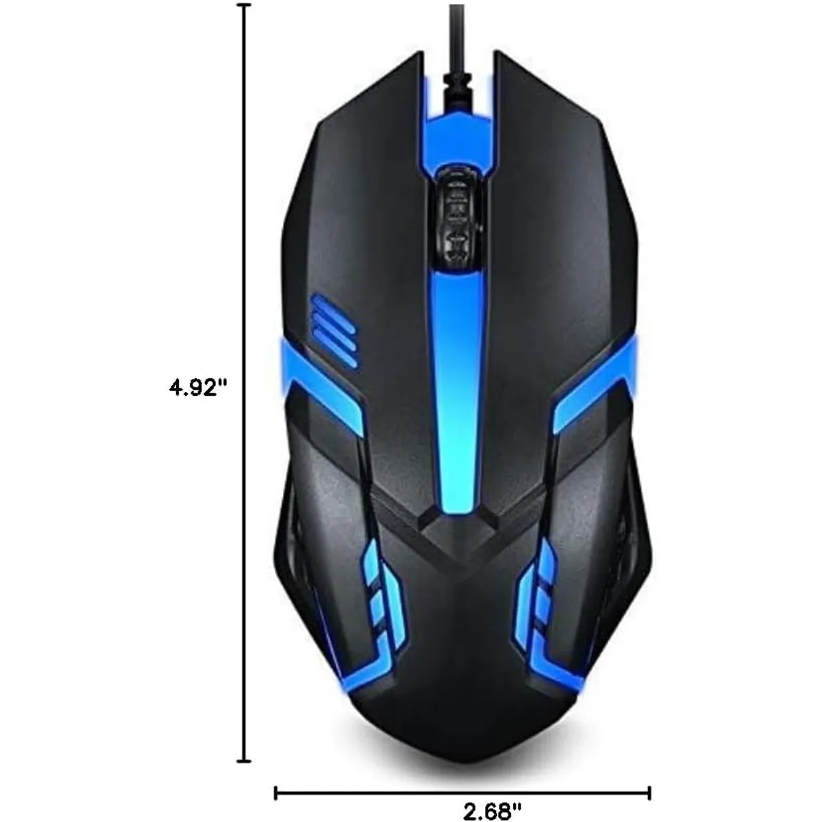 GENERICO - MOUSE OPTICO CABLEADO GAMER LED