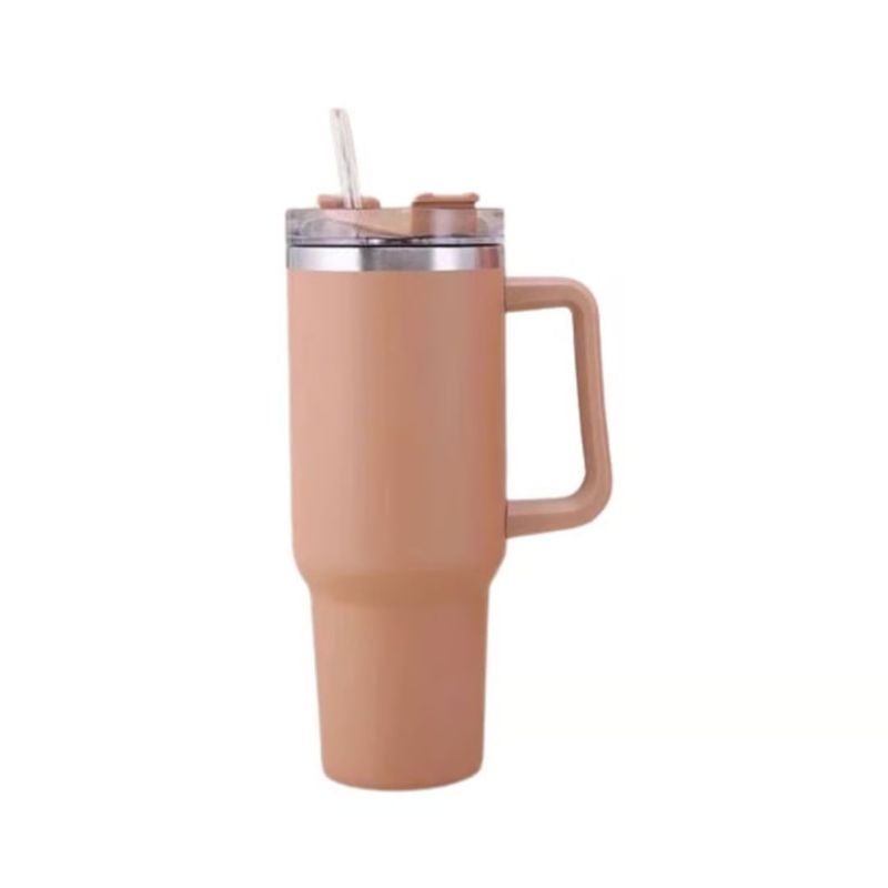 GENERICO - Vaso/ Termo Térmico De Acero Inoxidable Con Asa De 1200 Ml Nude