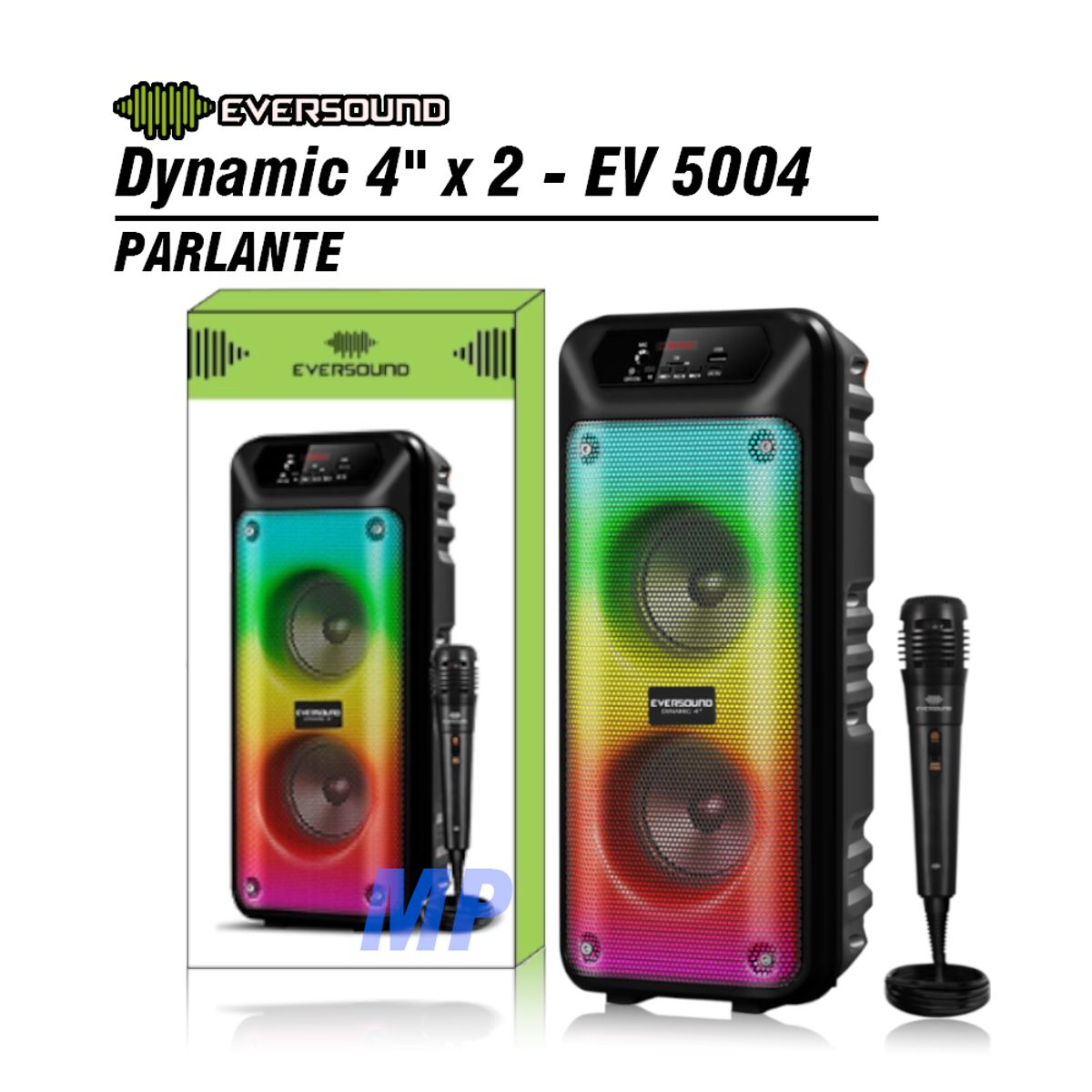 EVERSOUND - PARLANTE MAXTRON DYNAMIC 4" X 2 - EV 5004