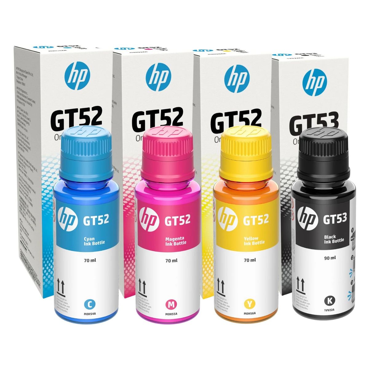 HP - KIT DE 4 TINTAS HP GT52 COLORES GT53 NEGRO