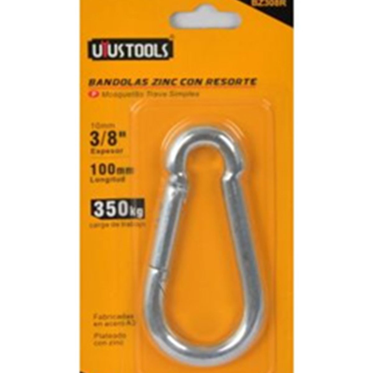 UYUSTOOLS - Mosquetón Bandola 38x100mm X 350kg UYU