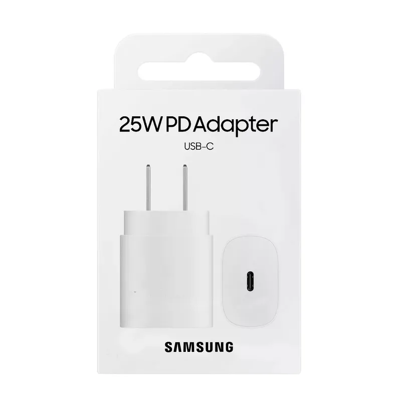 SAMSUNG - Adaptador Samsung 25W EP -TA800 Para Galaxy A55 A56 Blanco