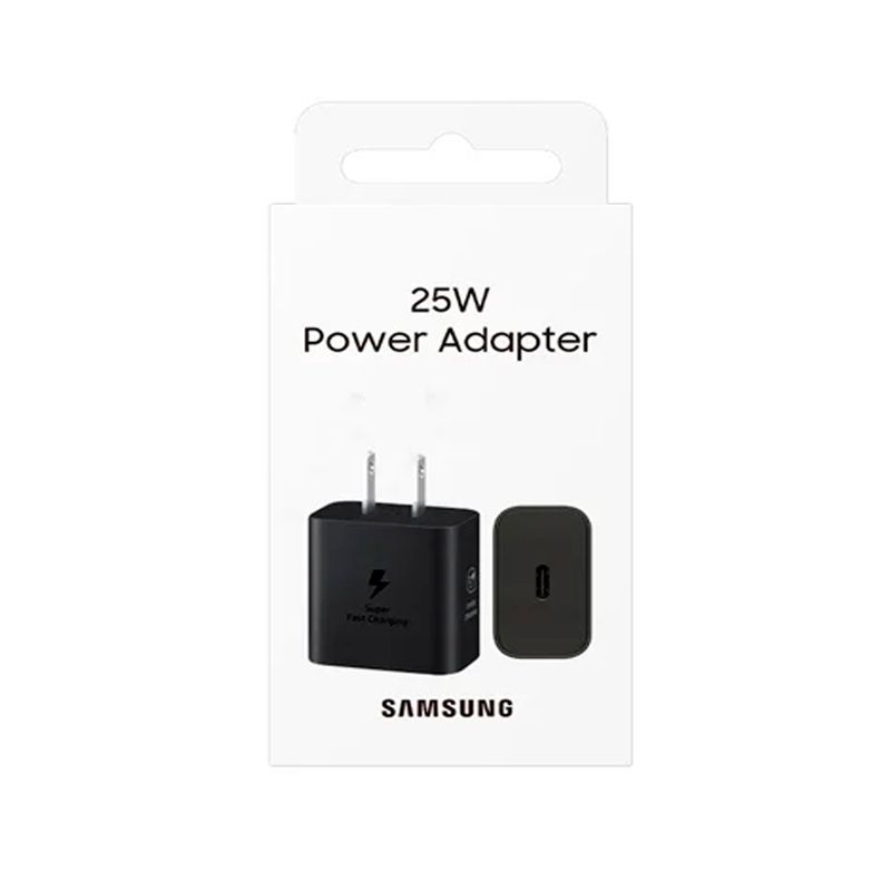SAMSUNG - Adaptador De Pared Samsung 25w Gan Para Galaxy A56 Negro
