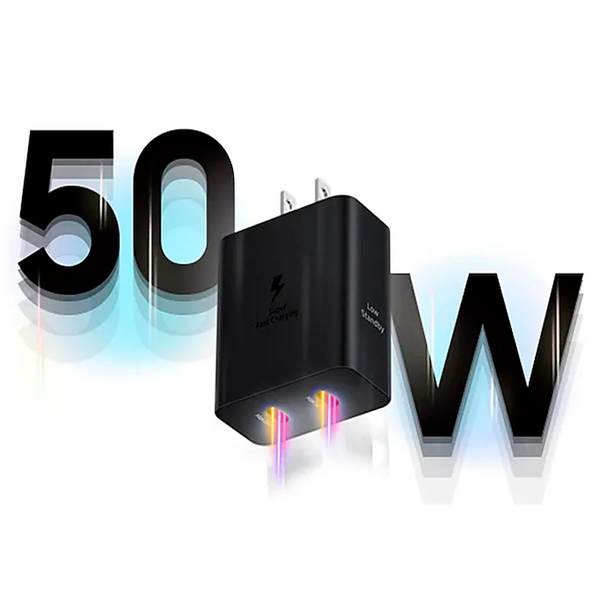 SAMSUNG - Cargador Samsung Usb-C 50W Duo Cable 5A 180CM EP-T5020