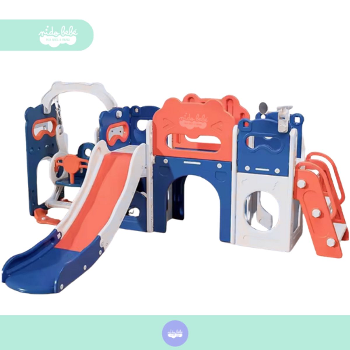 GENERICO - Tobogan para niños Super Kids Blue