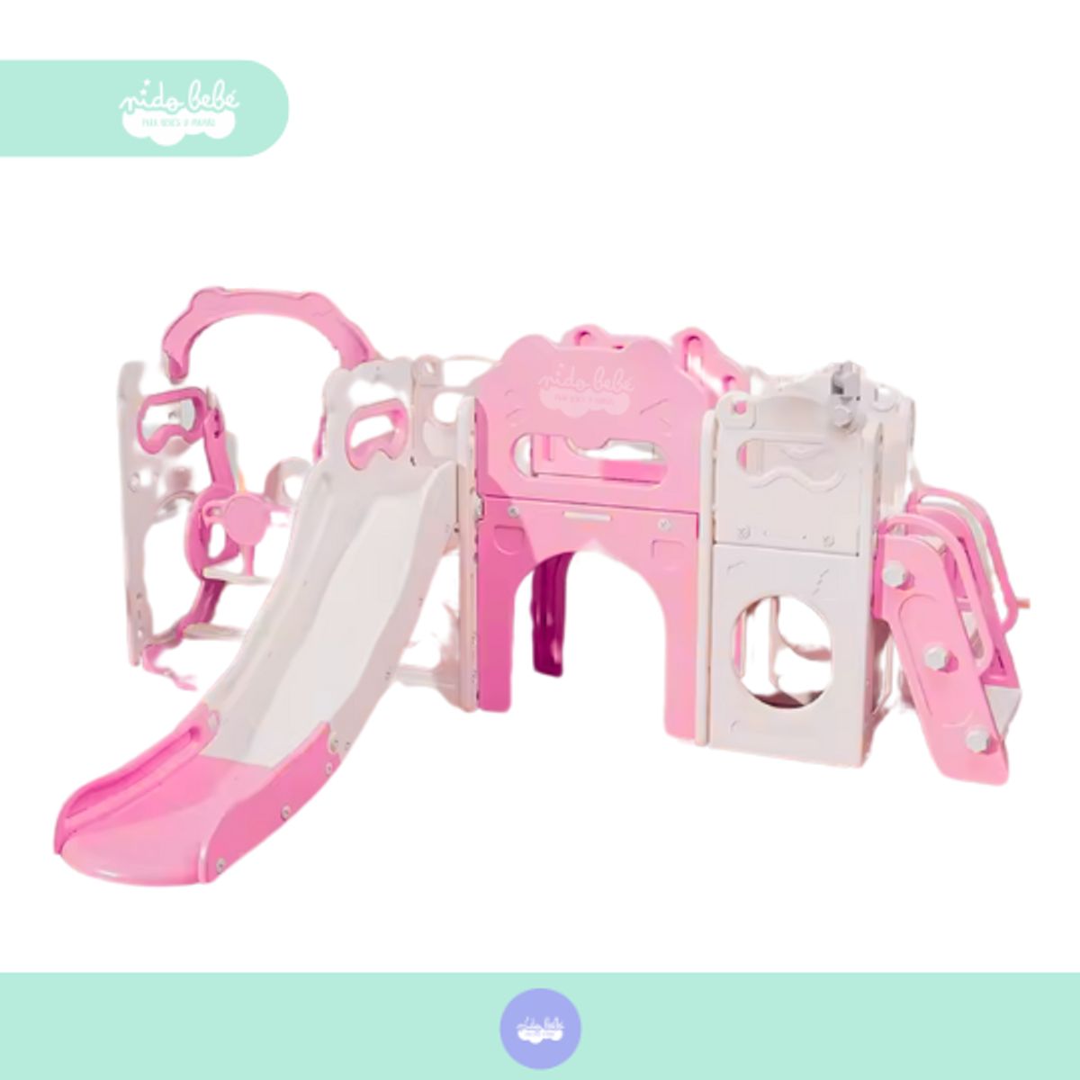 GENERICO - Tobogan para niños Super Kids Pink