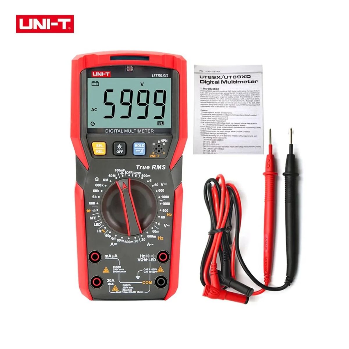 UNI T - Multímetro digital UNI-T UT89XD