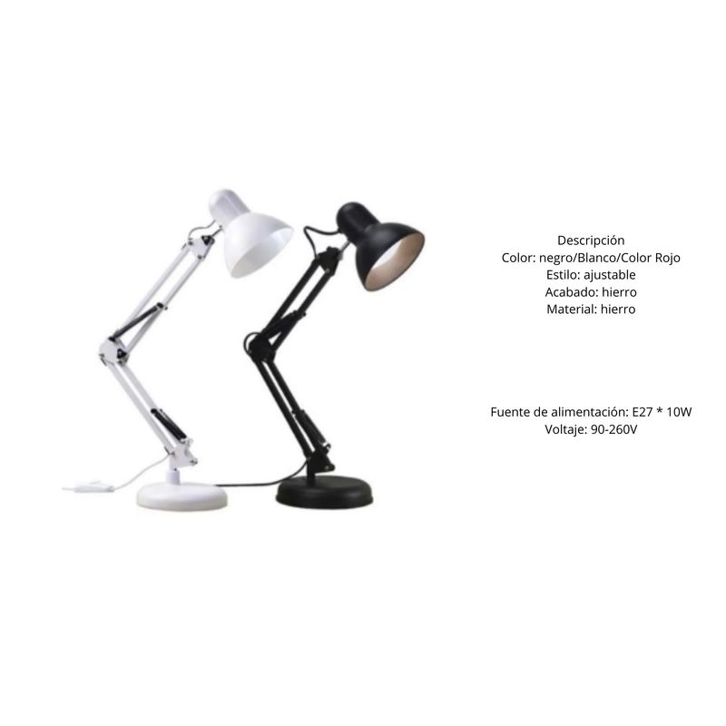 GENERAC - LAMPARA DE LECTURA DE ESCRITORIO PREMIUM