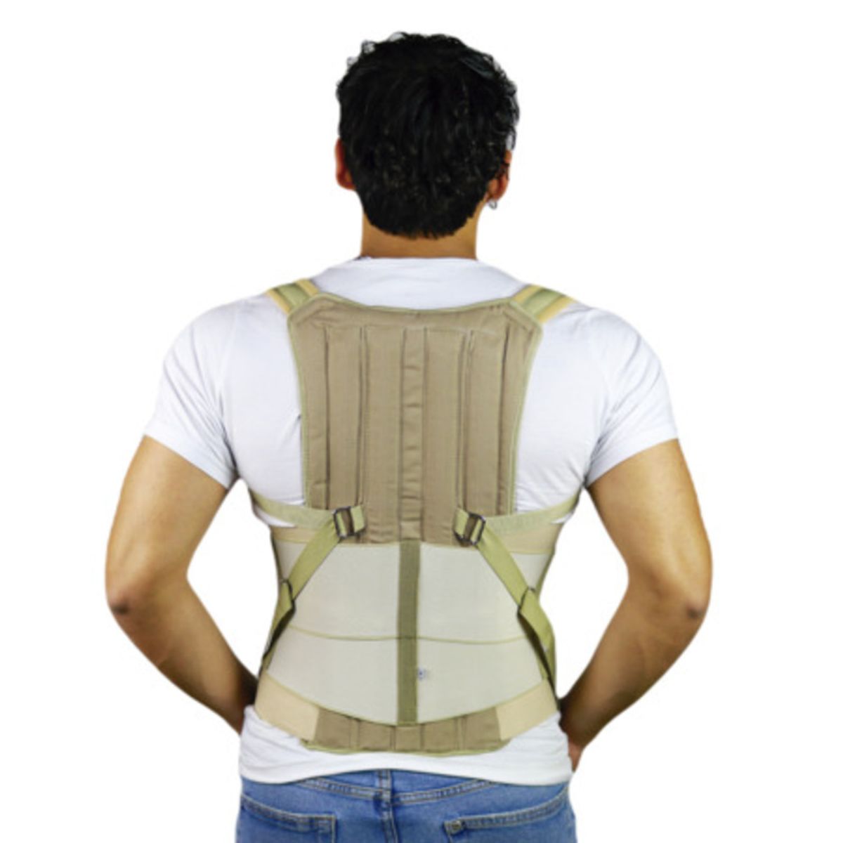 GENERICO - FAJA DORSO DRILL ANTIALERGICO TALLA M