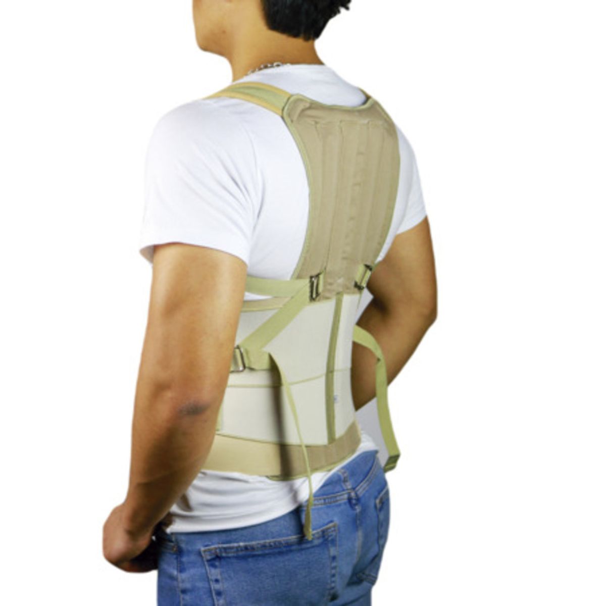 GENERICO - FAJA DORSO DRILL ANTIALERGICO TALLA M