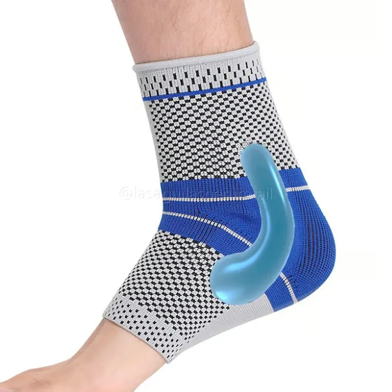 GENERICO - PAR DE TOBILLERAS CON ALMOHADILLA DE GEL