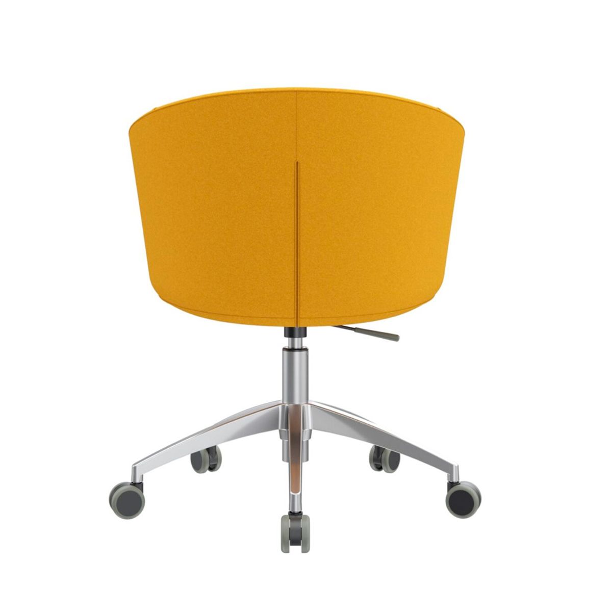 OFIDEAS - Poltrona Giratoria Boom Mostaza Acolchada Ofideas