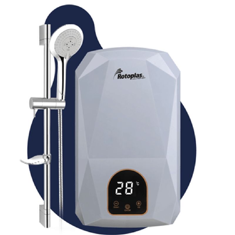 ROTOPLAS - Terma Instantánea Supreme con Pantalla Digital y 5 Salidas de Agua - 310957