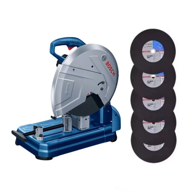 BOSCH - TRONZADORA DE PERFILES 14'' 2400W MOD GCO14-24 + 6 DISCOS BOSCH