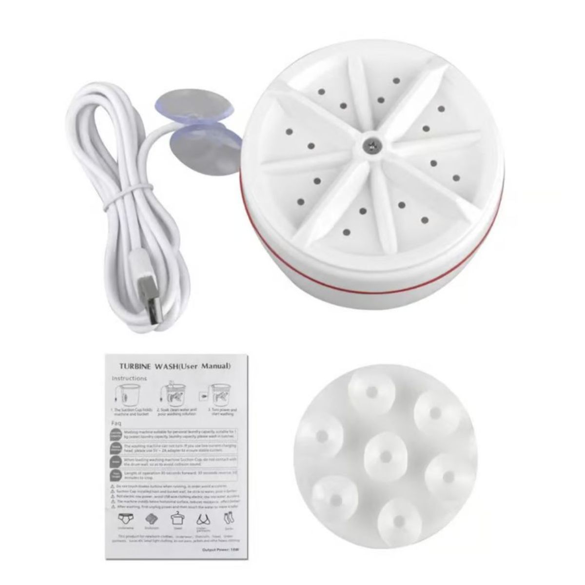 GENERICO - mini turbina portatil / mini lavadora